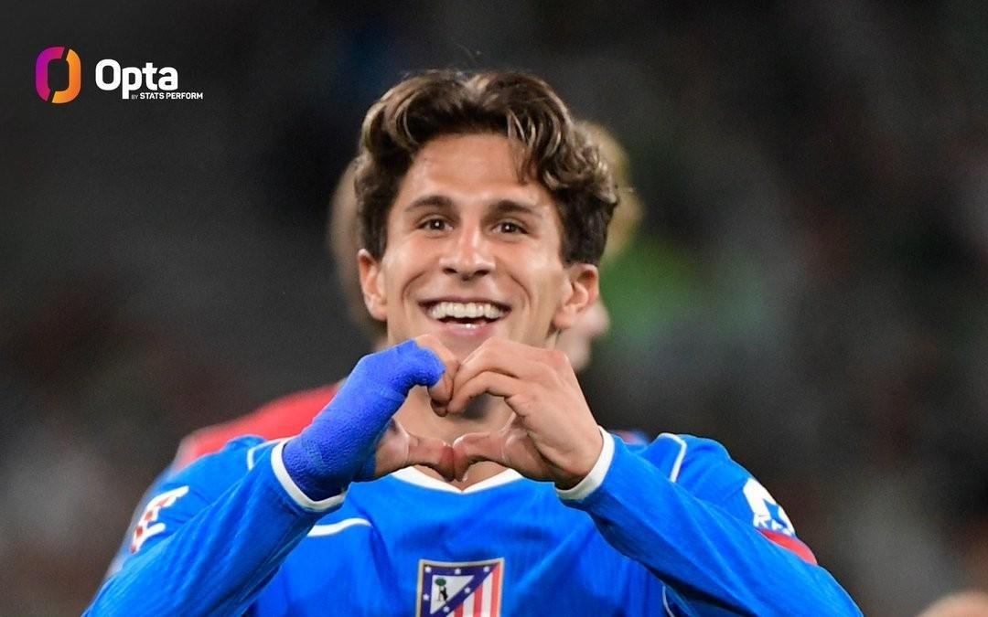 朱利亞諾西蒙尼近5場西甲造4球，與此前18場聯(lián)賽的數(shù)據(jù)持平