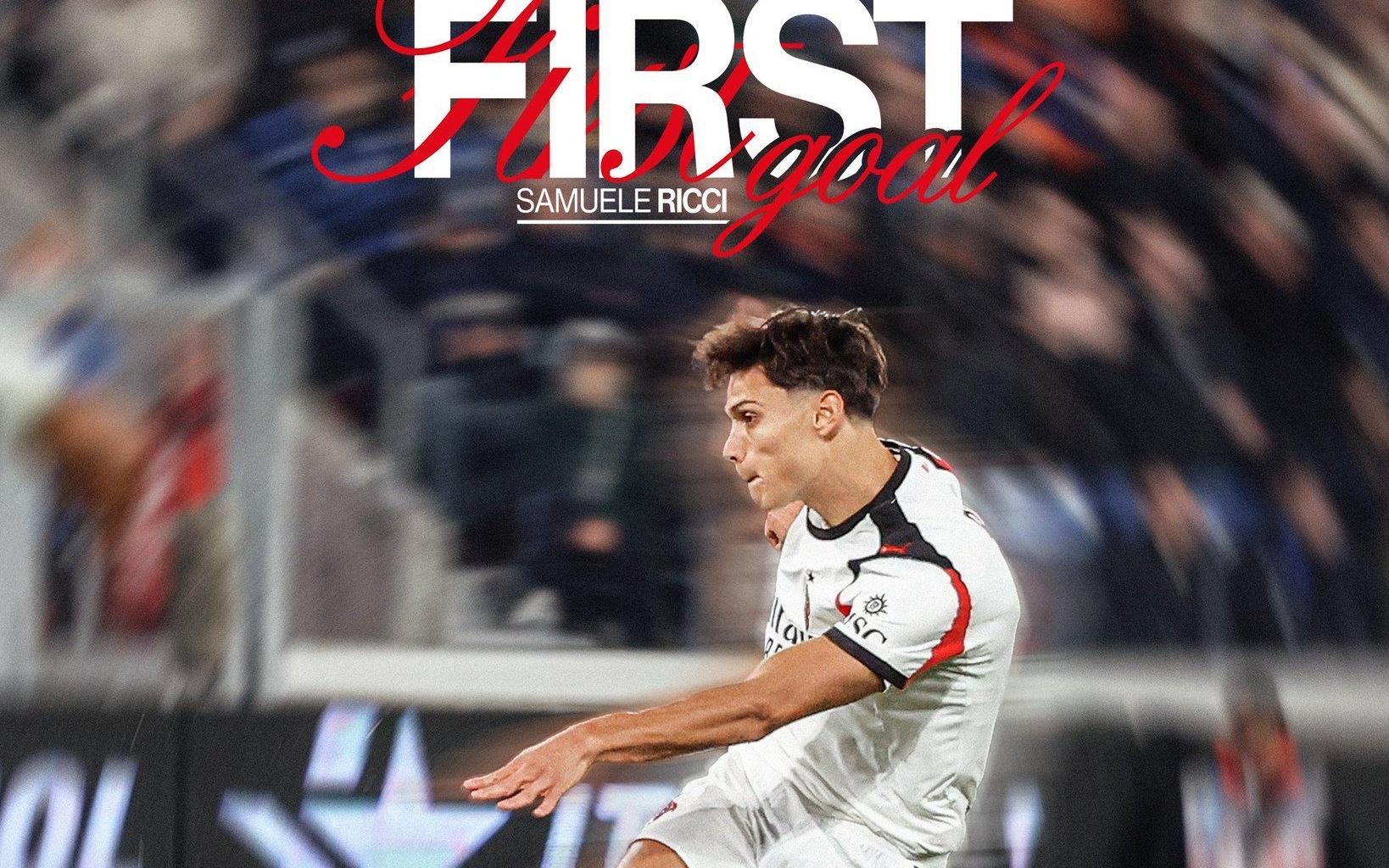 對(duì)陣亞特蘭大開場(chǎng)4分鐘破門，里奇攻入個(gè)人米蘭生涯首球